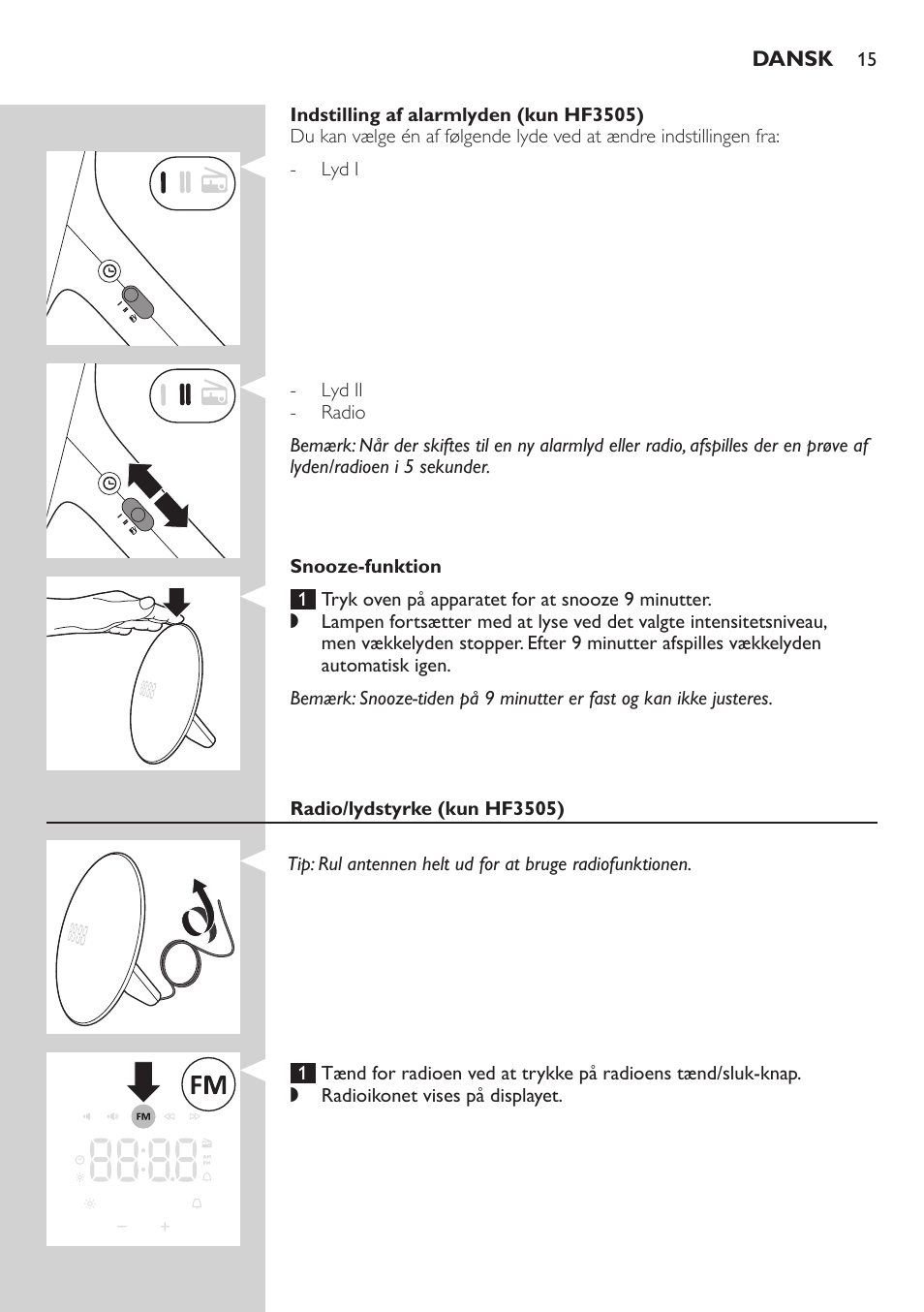 Philips Wake-up Light User Manual | Page 15 / 88