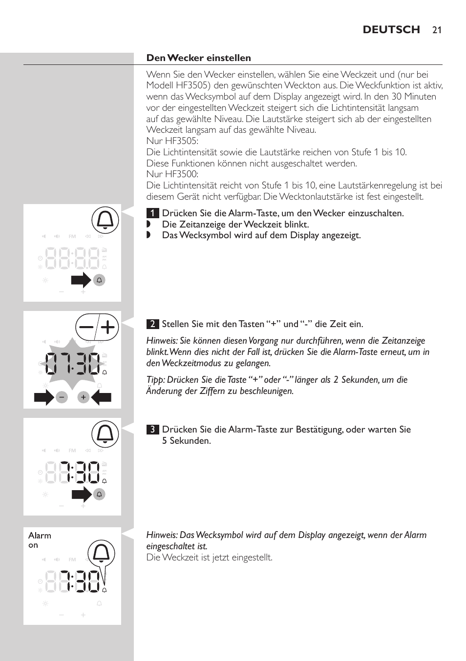 Philips Wake-up Light User Manual | Page 21 / 88