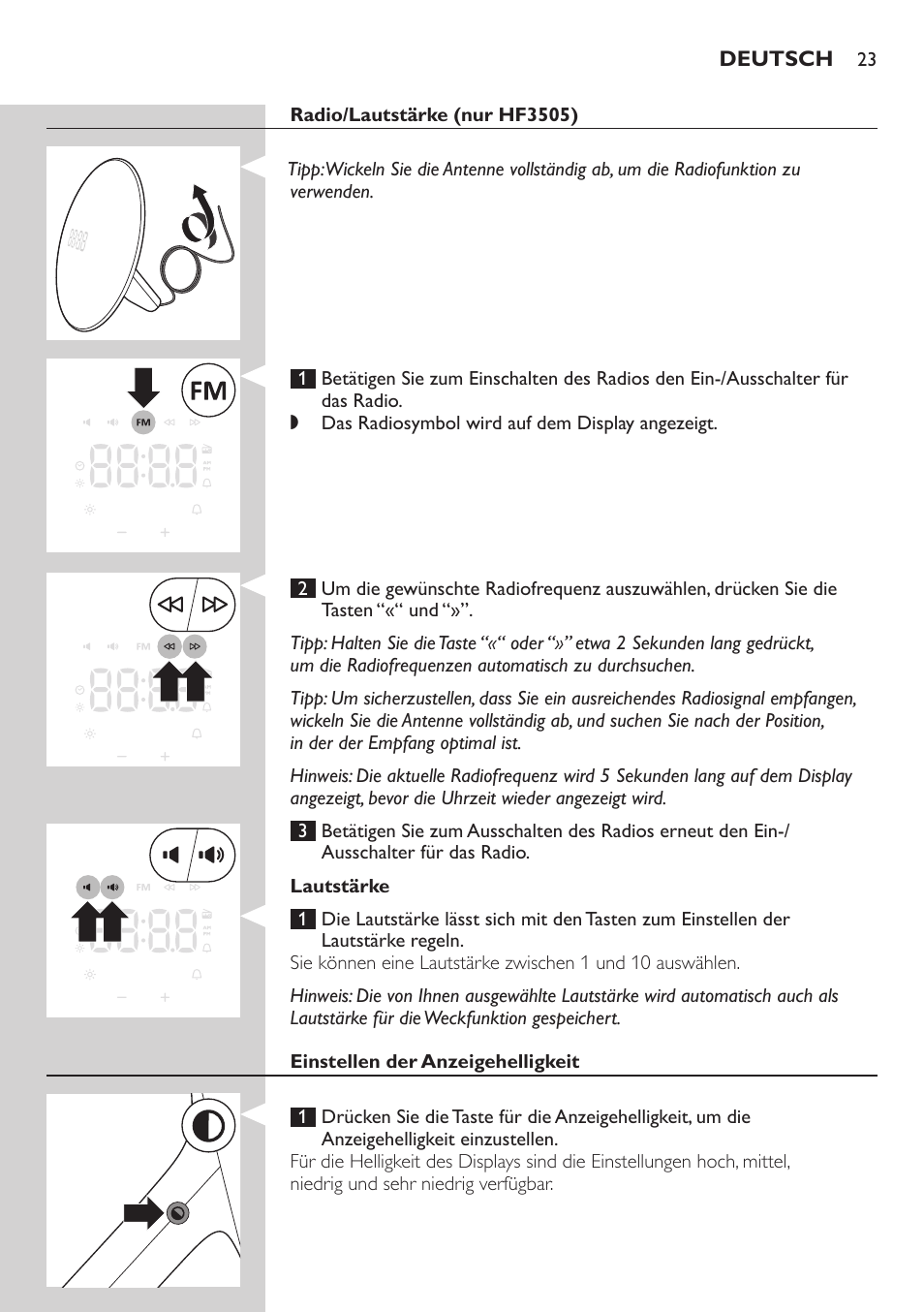 Philips Wake-up Light User Manual | Page 23 / 88