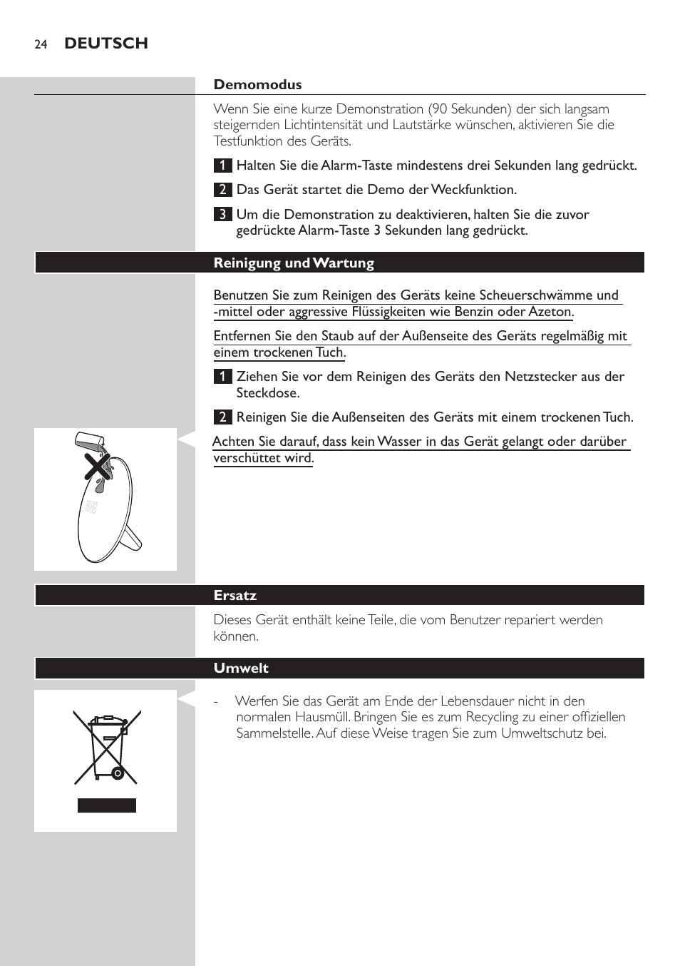 Philips Wake-up Light User Manual | Page 24 / 88