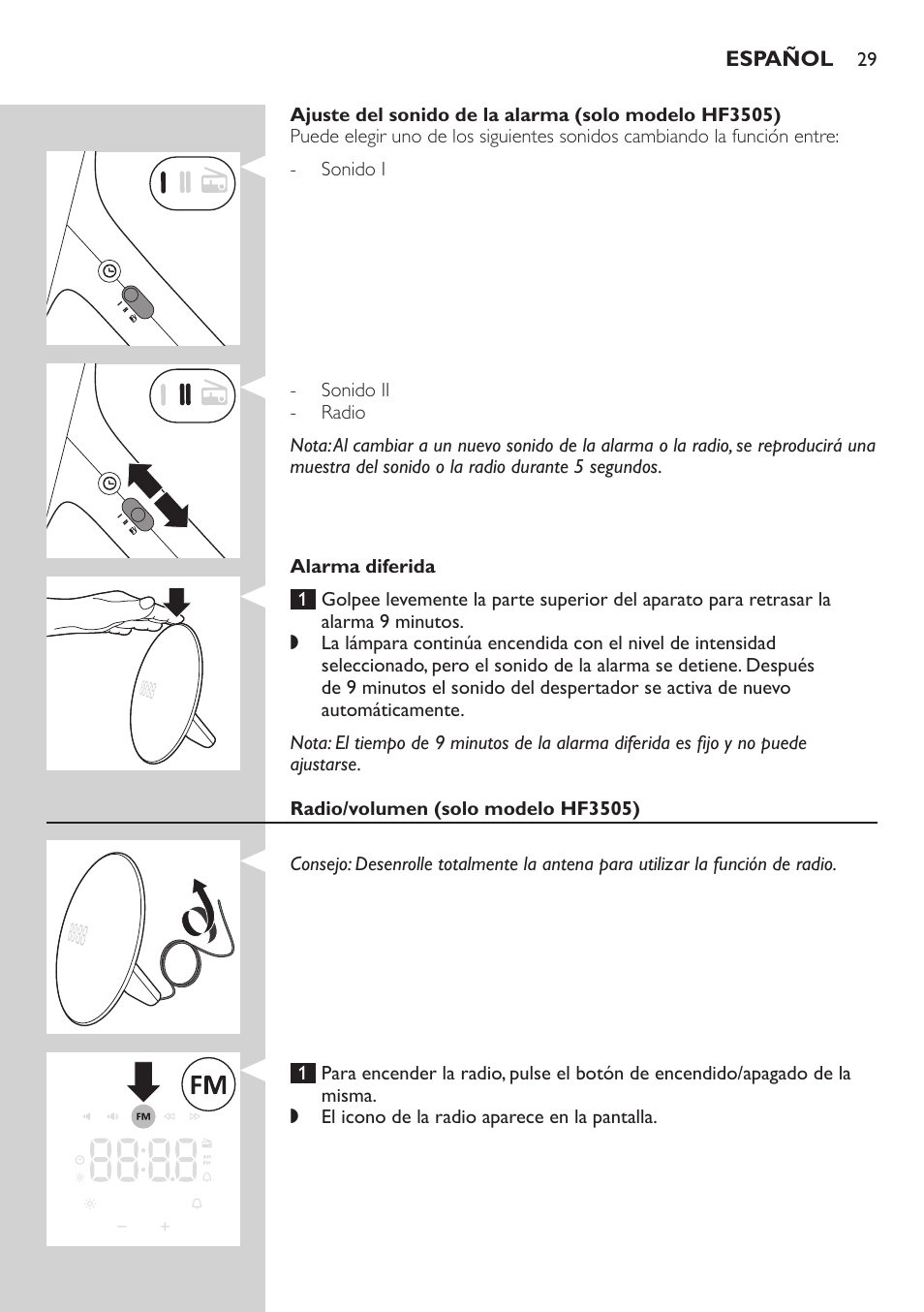 Philips Wake-up Light User Manual | Page 29 / 88