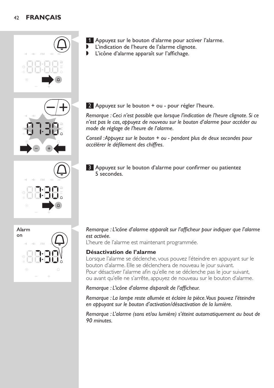 Philips Wake-up Light User Manual | Page 42 / 88