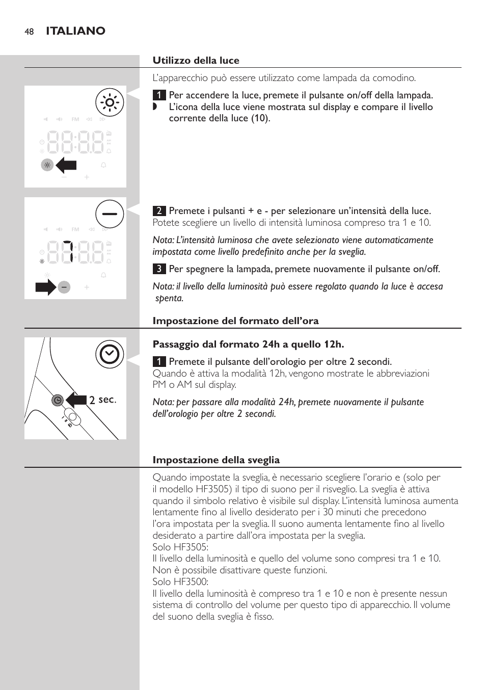 Philips Wake-up Light User Manual | Page 48 / 88