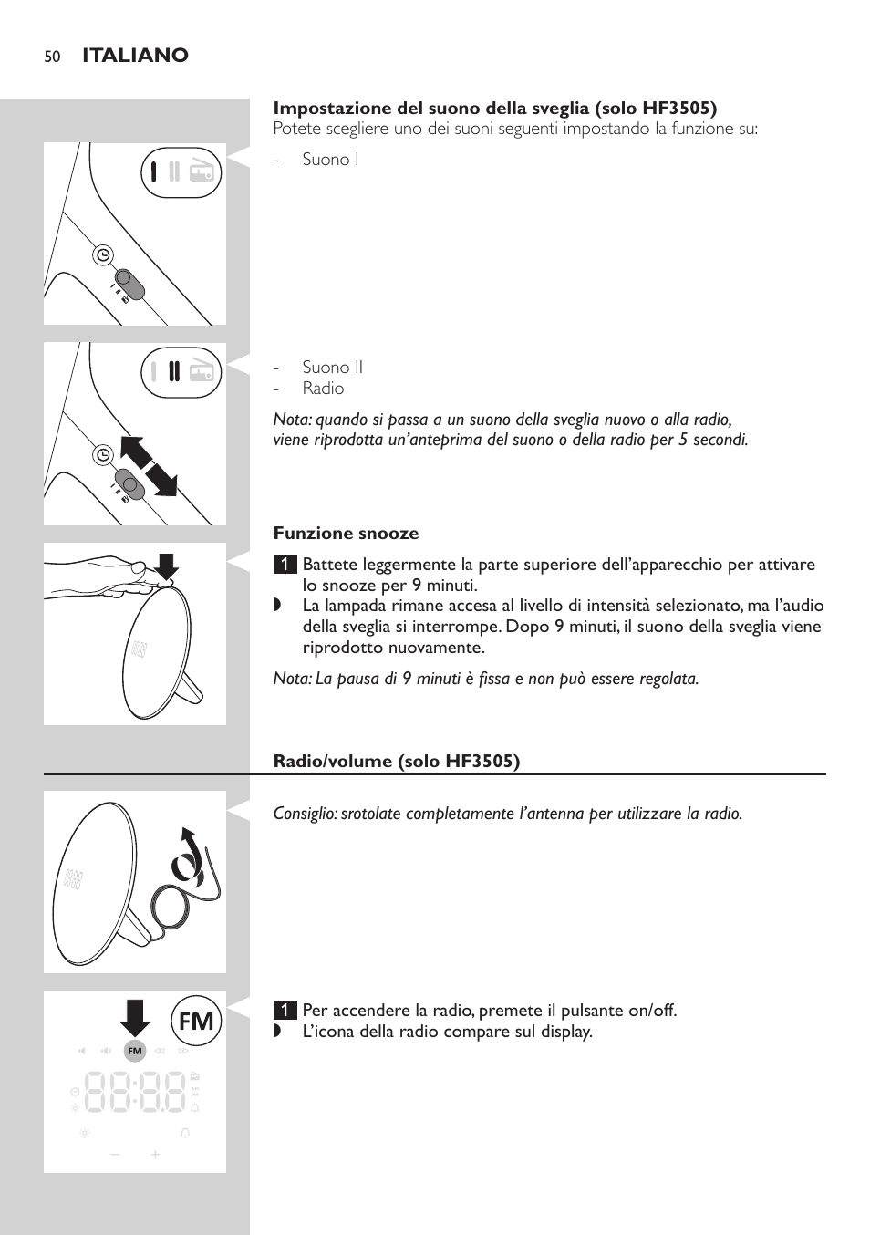 Philips Wake-up Light User Manual | Page 50 / 88