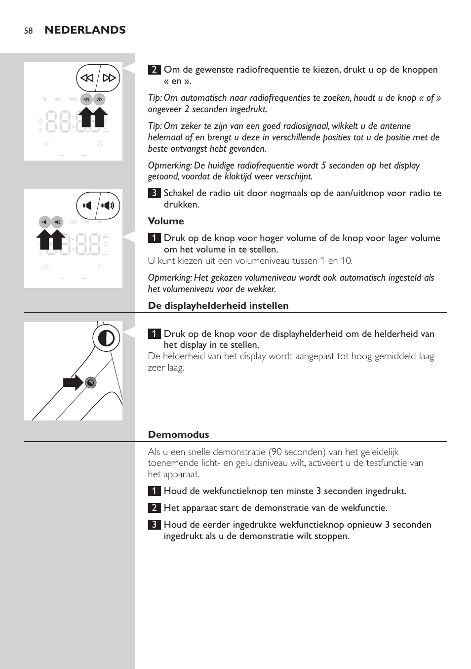 Philips Wake-up Light User Manual | Page 58 / 88