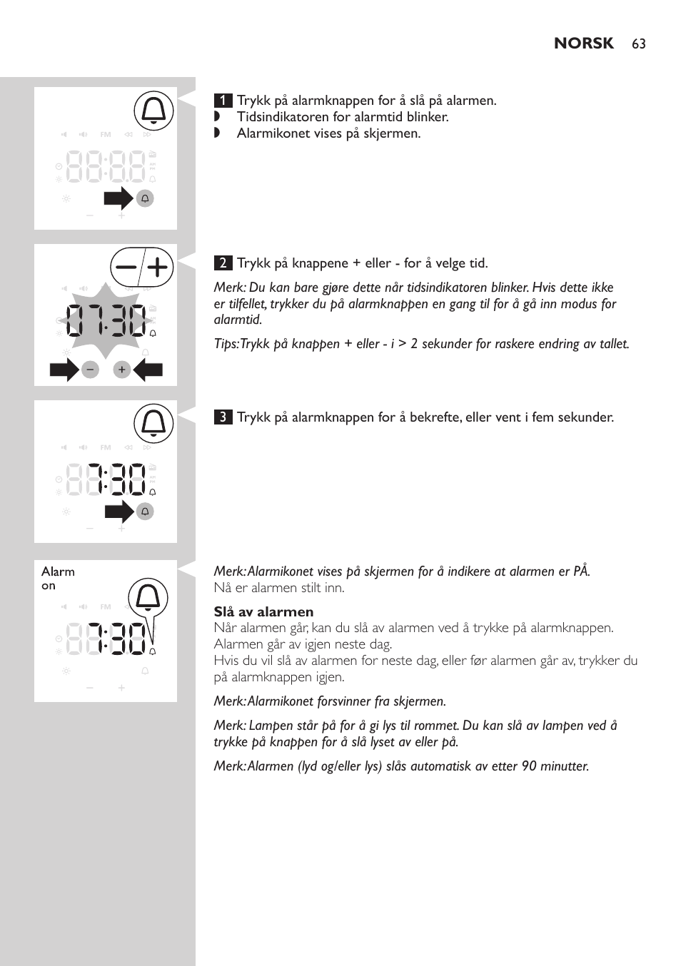 Philips Wake-up Light User Manual | Page 63 / 88