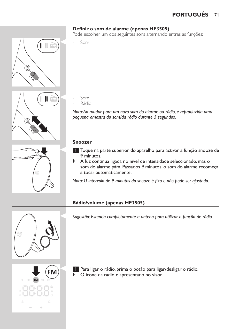 Philips Wake-up Light User Manual | Page 71 / 88