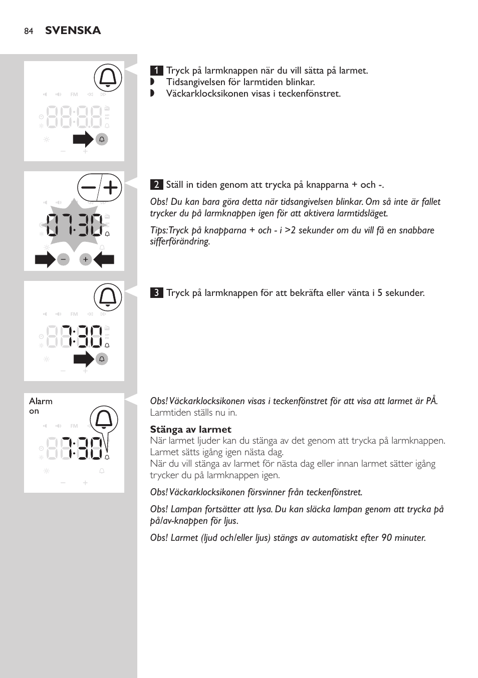 Philips Wake-up Light User Manual | Page 84 / 88