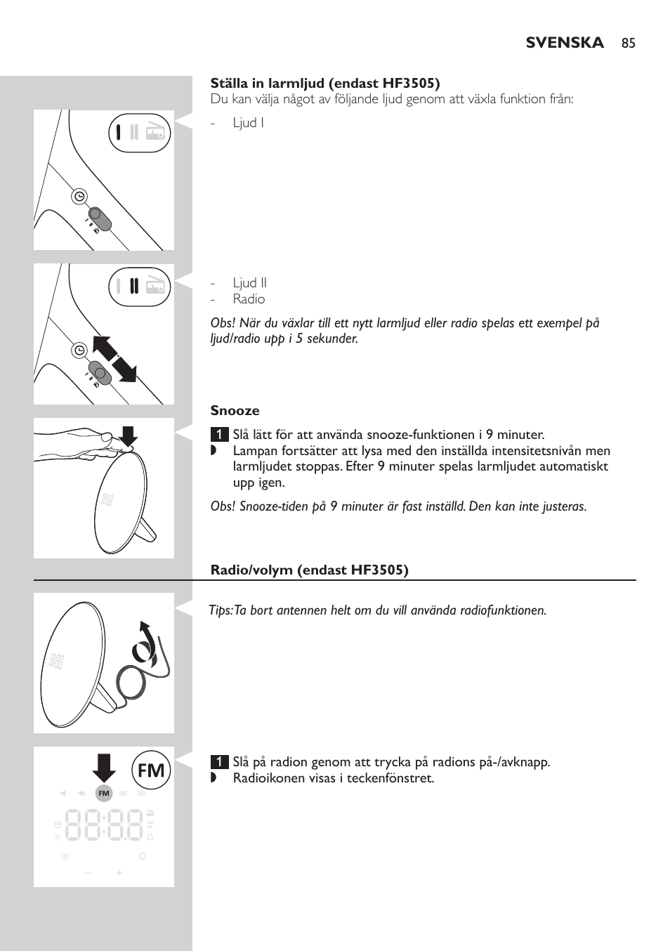 Philips Wake-up Light User Manual | Page 85 / 88