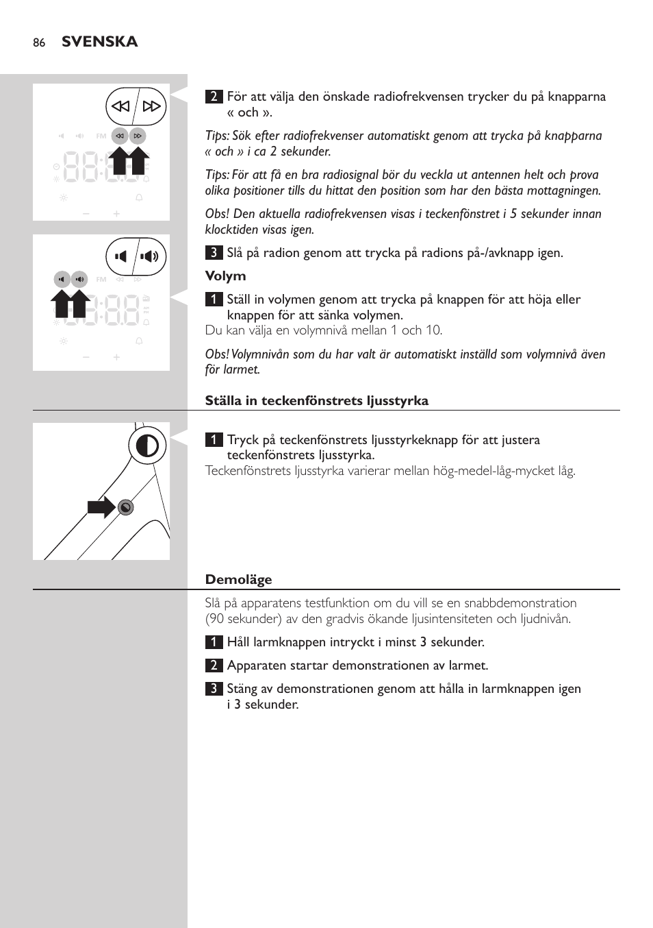 Philips Wake-up Light User Manual | Page 86 / 88