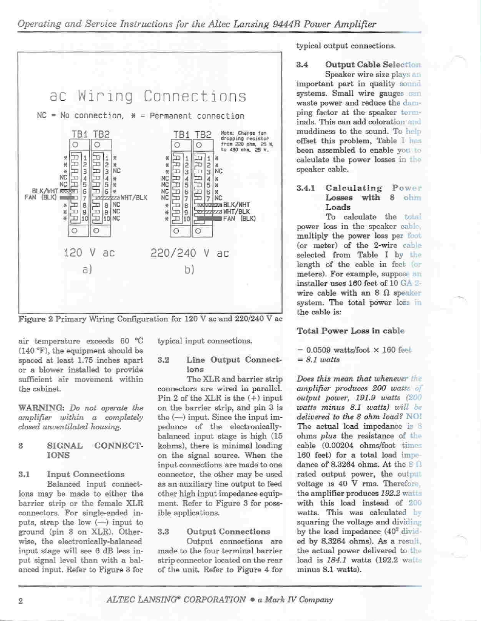 Altec Lansing 9444B User Manual | Page 4 / 12