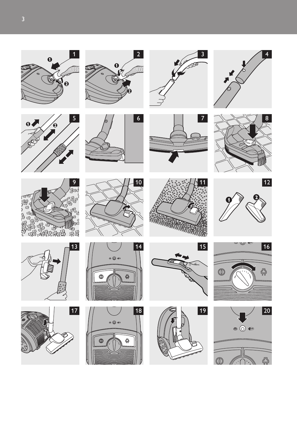 Philips Aspirador con bolsa User Manual | Page 3 / 76