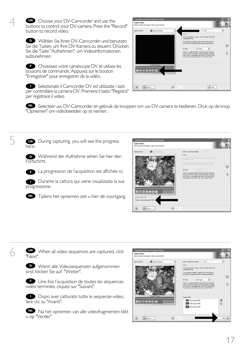 Philips How to for Internal ReWriters using Nero 6 User Manual | Page 17 / 88