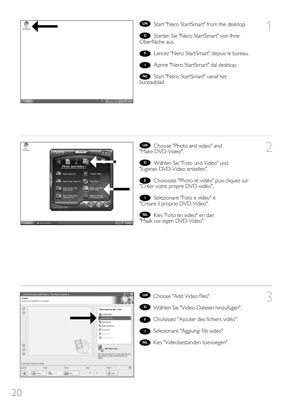 Philips How to for Internal ReWriters using Nero 6 User Manual | Page 20 / 88