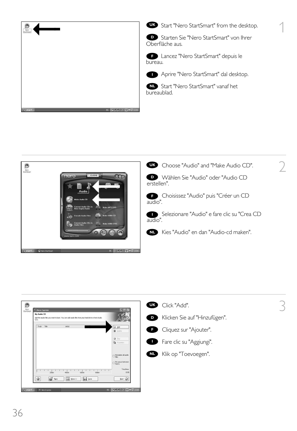 Philips How to for Internal ReWriters using Nero 6 User Manual | Page 36 / 88