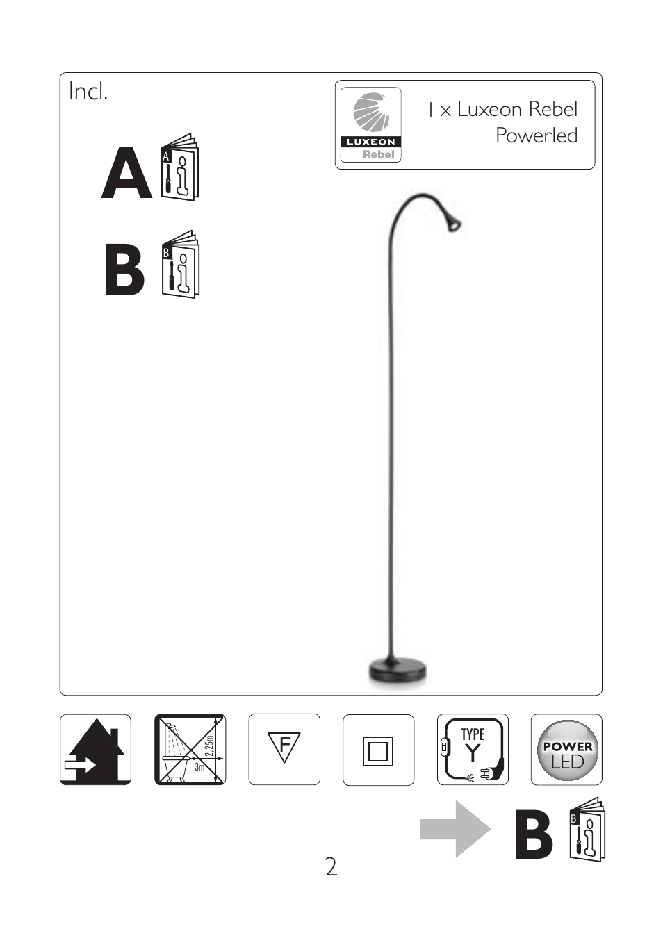 Philips myHomeOffice Lámpara de pie User Manual | Page 2 / 23