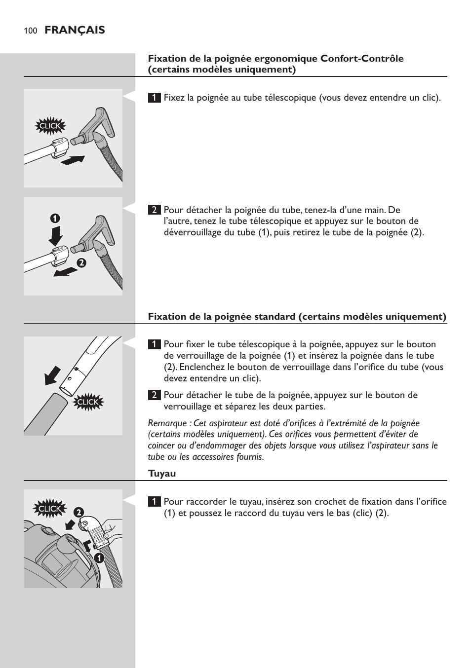 Philips EasyClean Aspirador sin bolsa User Manual | Page 100 / 230