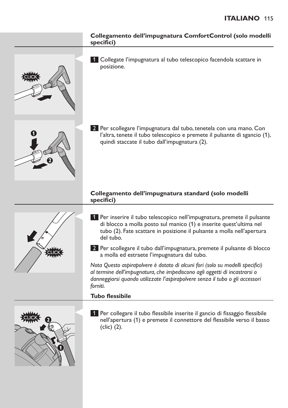 Philips EasyClean Aspirador sin bolsa User Manual | Page 115 / 230