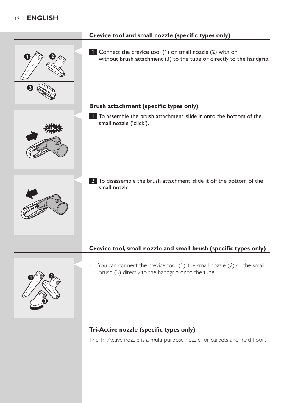 Philips EasyClean Aspirador sin bolsa User Manual | Page 12 / 230