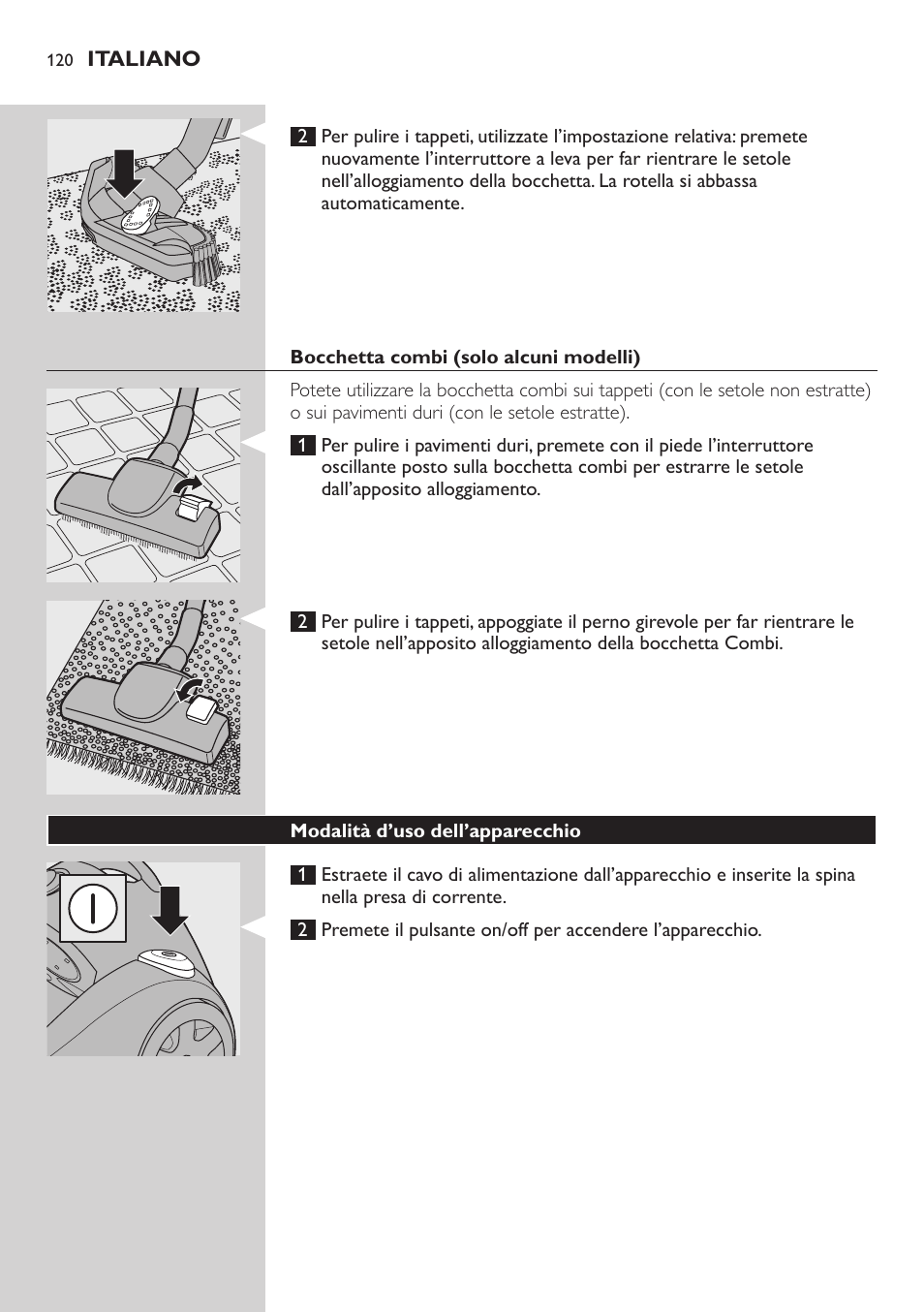 Philips EasyClean Aspirador sin bolsa User Manual | Page 120 / 230