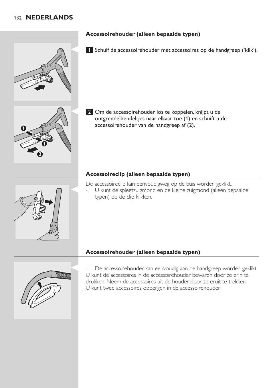 Philips EasyClean Aspirador sin bolsa User Manual | Page 132 / 230