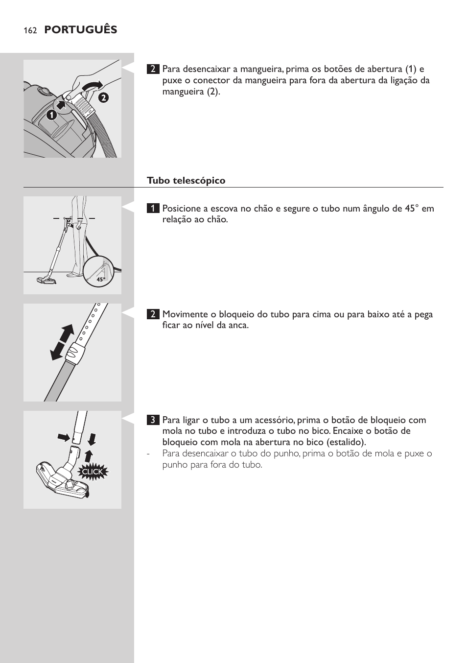 Philips EasyClean Aspirador sin bolsa User Manual | Page 162 / 230