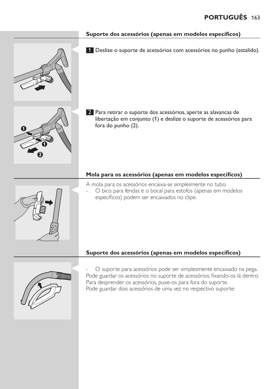 Philips EasyClean Aspirador sin bolsa User Manual | Page 163 / 230