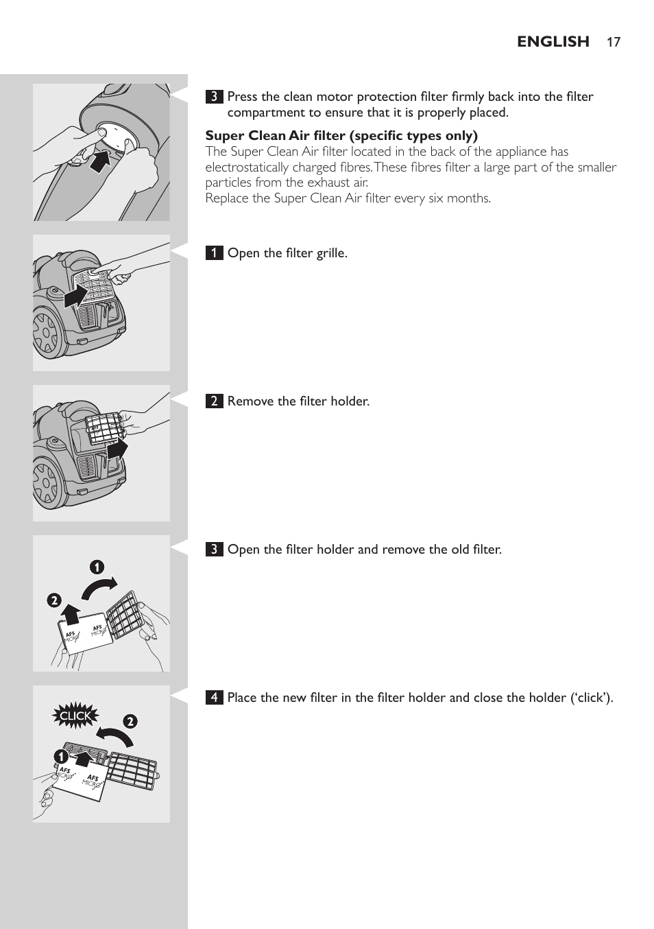 Philips EasyClean Aspirador sin bolsa User Manual | Page 17 / 230
