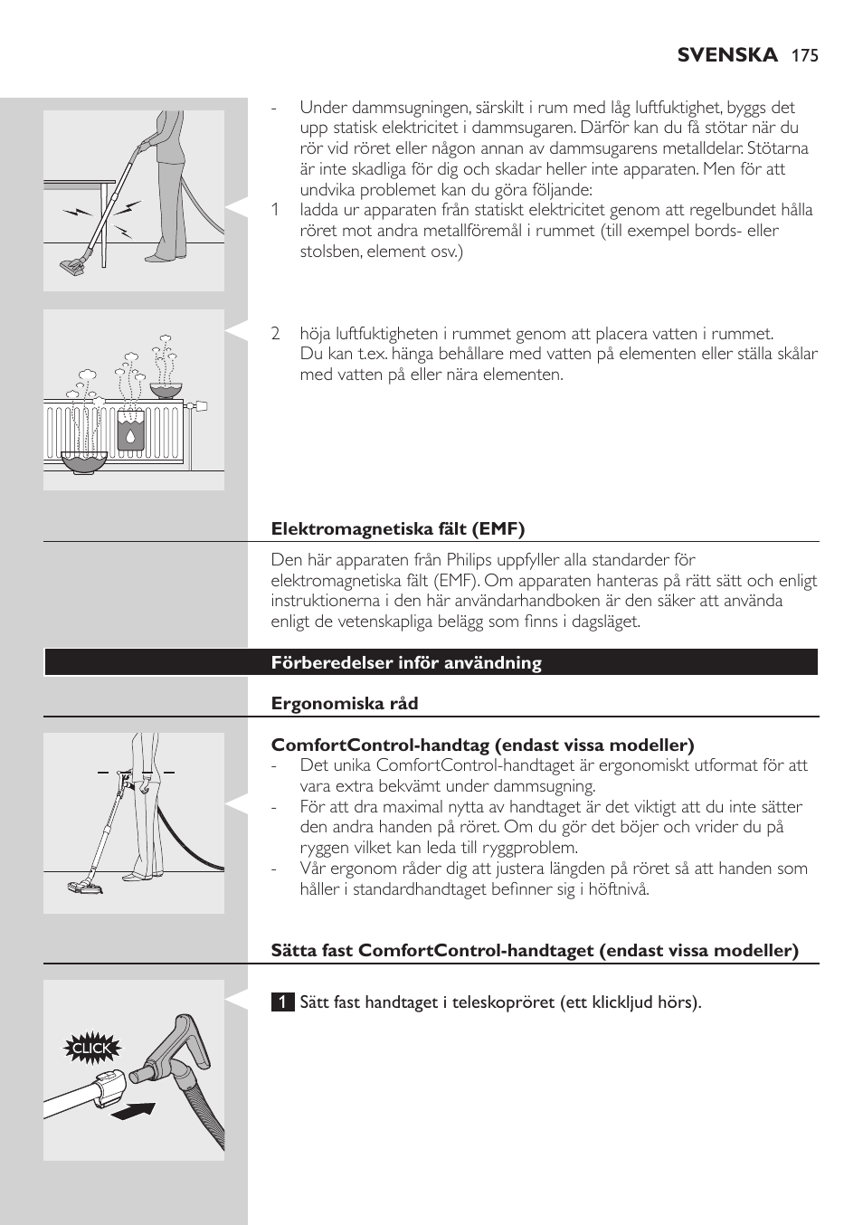 Philips EasyClean Aspirador sin bolsa User Manual | Page 175 / 230