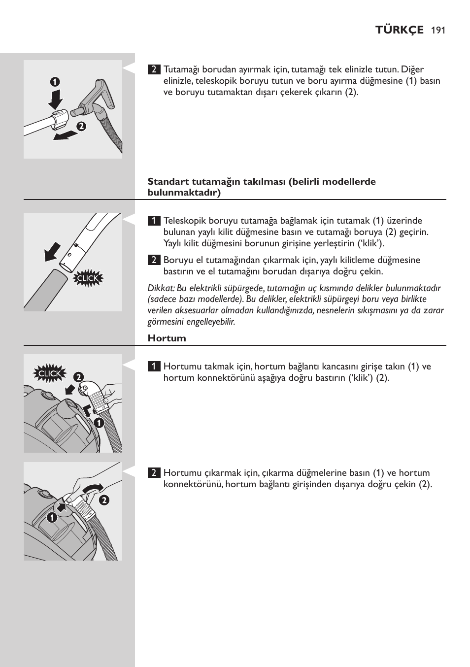 Philips EasyClean Aspirador sin bolsa User Manual | Page 191 / 230