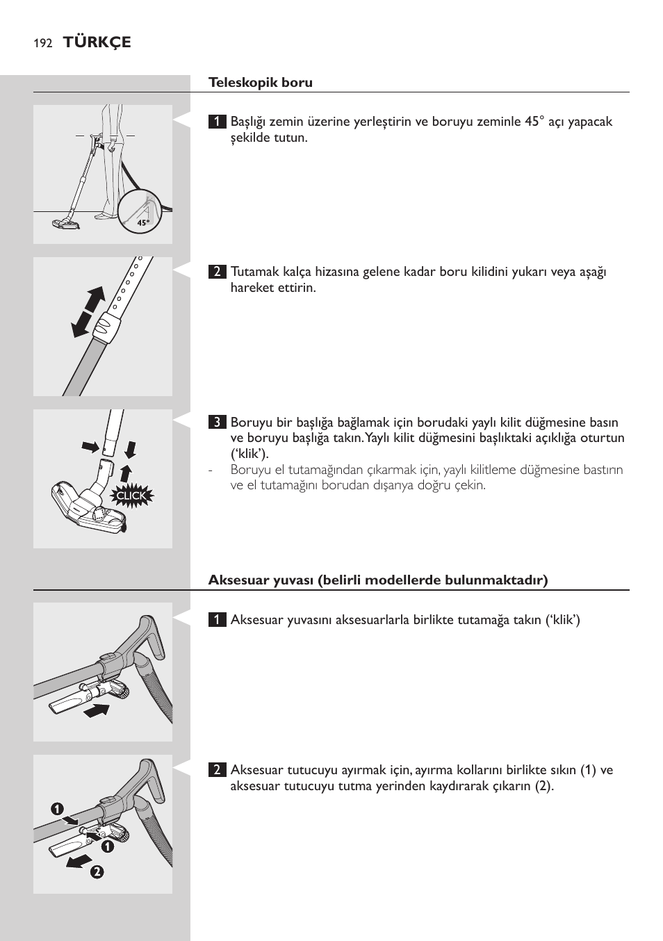 Philips EasyClean Aspirador sin bolsa User Manual | Page 192 / 230