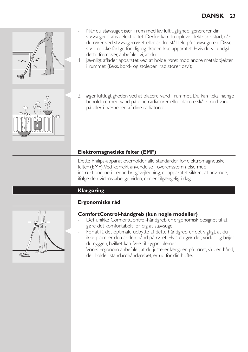 Philips EasyClean Aspirador sin bolsa User Manual | Page 23 / 230