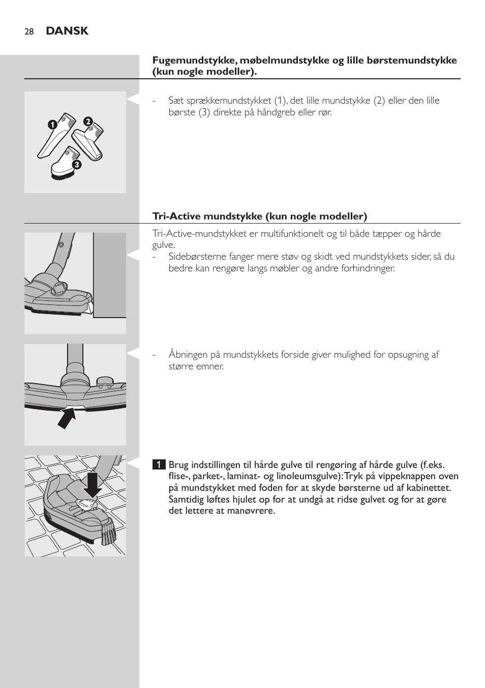 Philips EasyClean Aspirador sin bolsa User Manual | Page 28 / 230