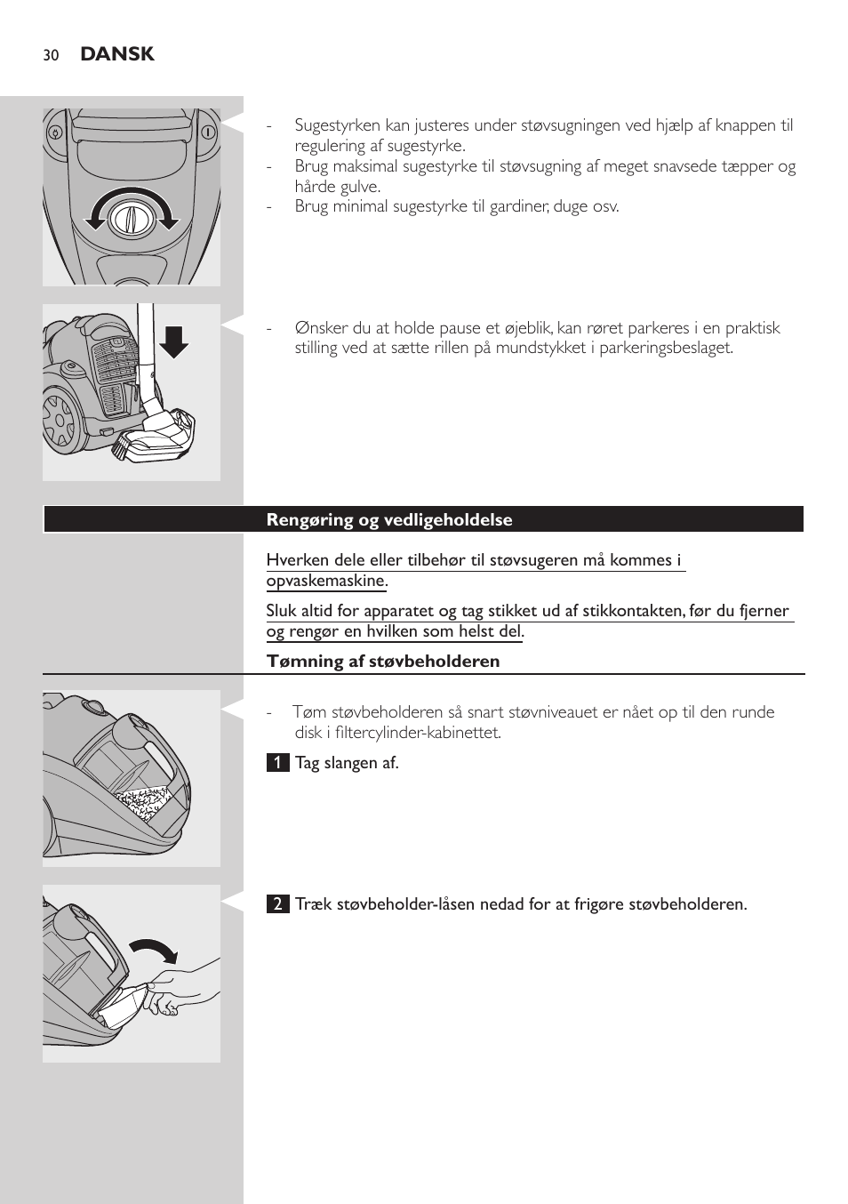 Philips EasyClean Aspirador sin bolsa User Manual | Page 30 / 230