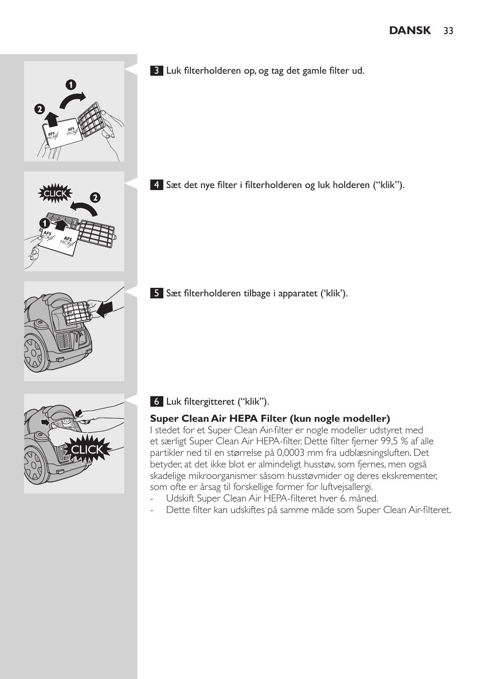 Philips EasyClean Aspirador sin bolsa User Manual | Page 33 / 230