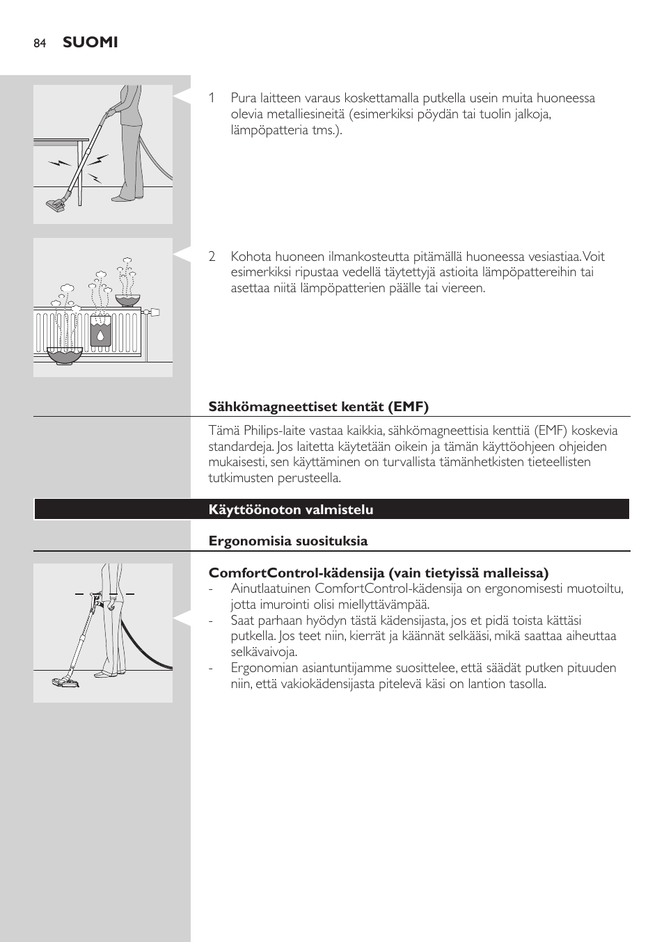 Philips EasyClean Aspirador sin bolsa User Manual | Page 84 / 230