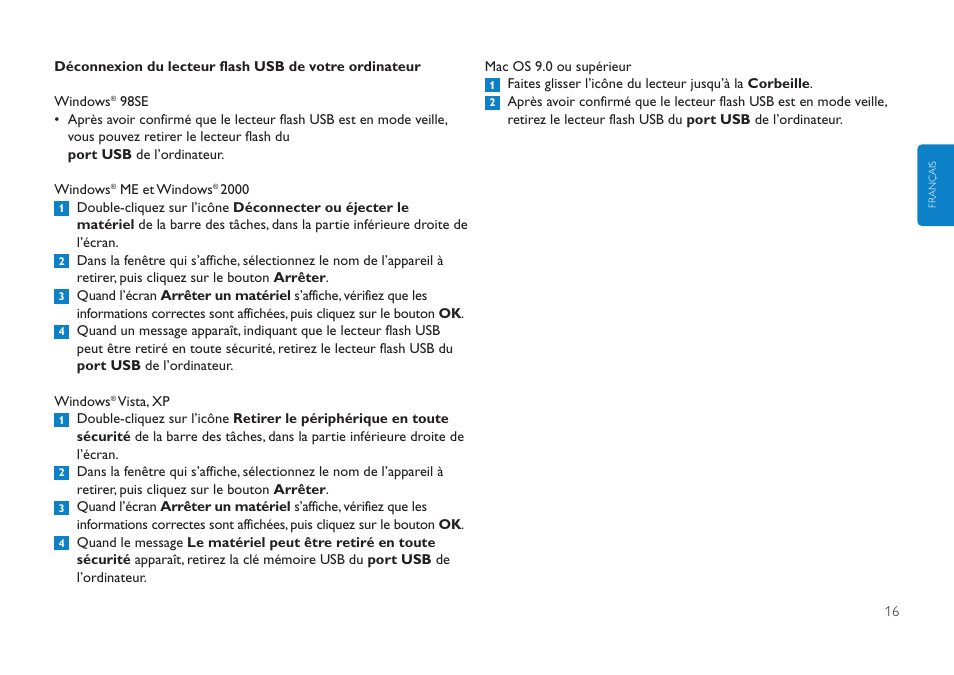 Philips FMXXFD00B/00 User Manual | Page 16 / 98