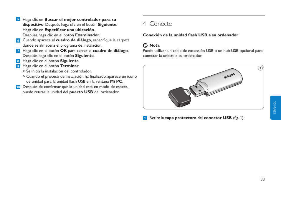 4 conecte | Philips FMXXFD00B/00 User Manual | Page 30 / 98