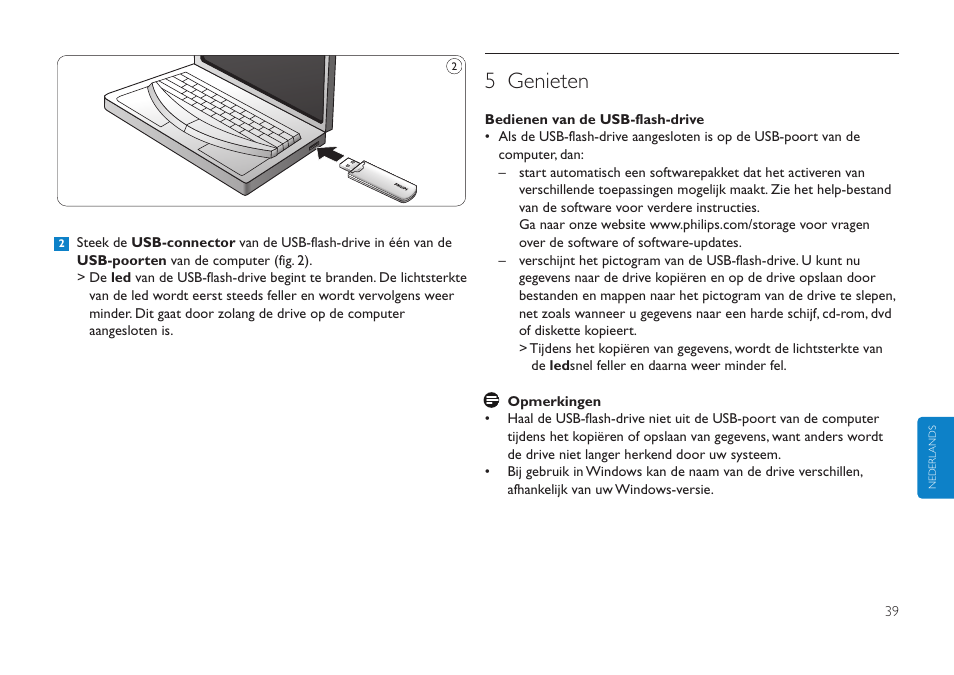 5 genieten | Philips FMXXFD00B/00 User Manual | Page 39 / 98