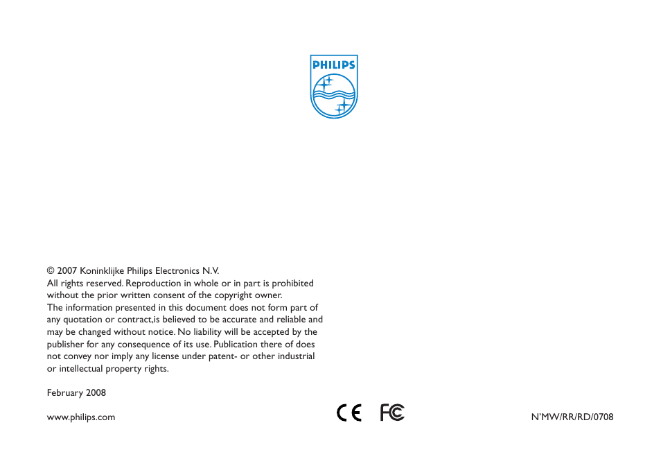 Philips FMXXFD00B/00 User Manual | Page 98 / 98