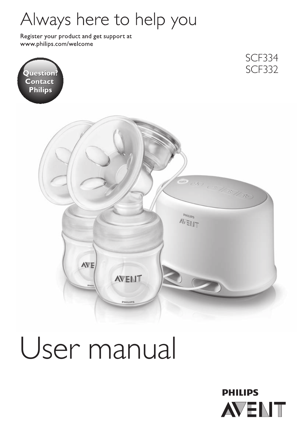 Philips AVENT Extractor eléctrico sencillo Comfort User Manual | 122 pages