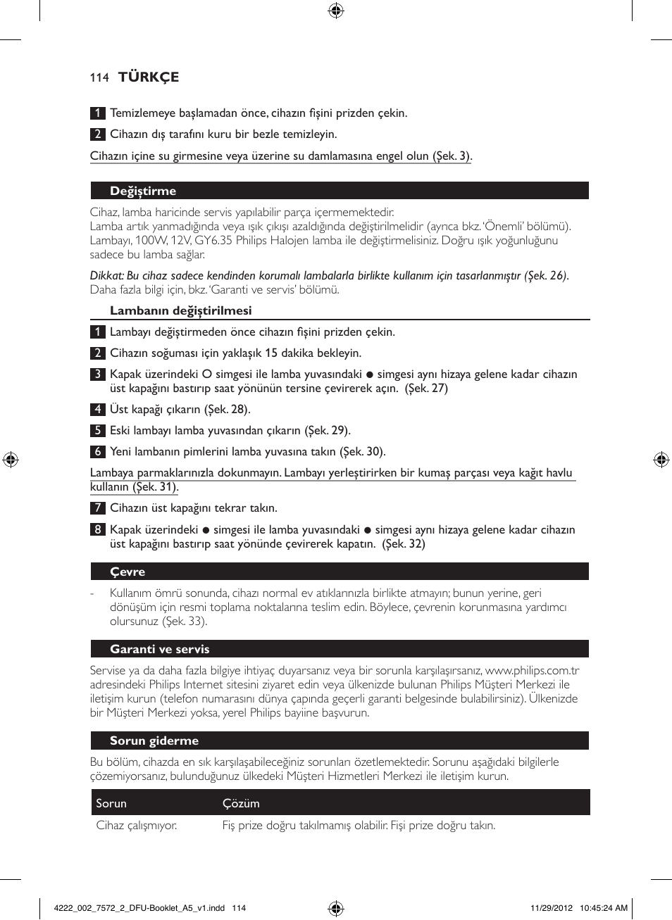 Philips Wake-up Light User Manual | Page 114 / 120