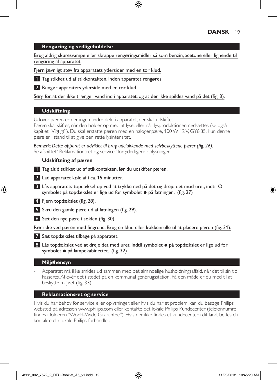 Philips Wake-up Light User Manual | Page 19 / 120