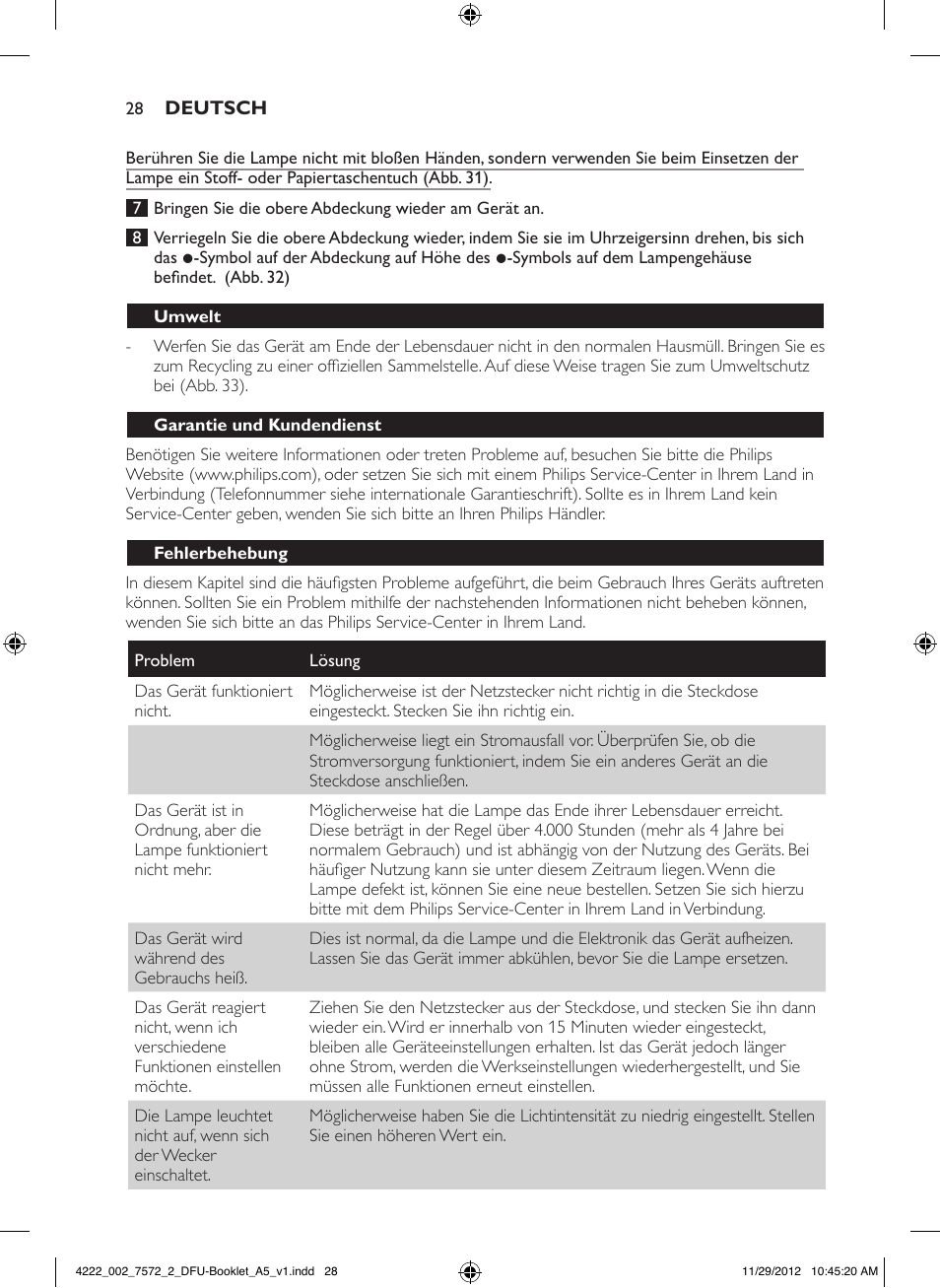 Philips Wake-up Light User Manual | Page 28 / 120