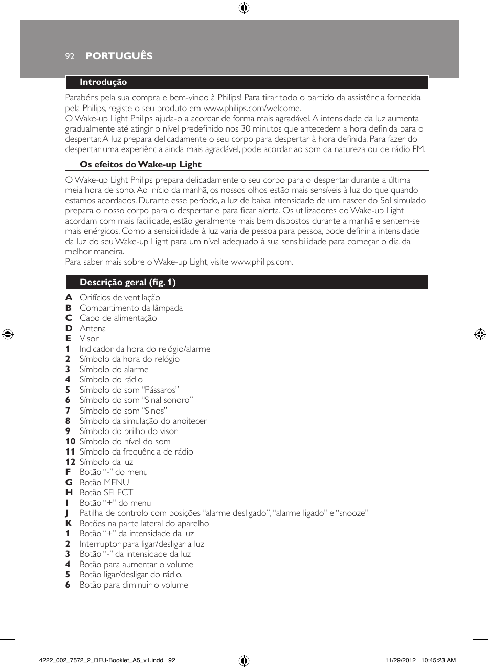 Philips Wake-up Light User Manual | Page 92 / 120