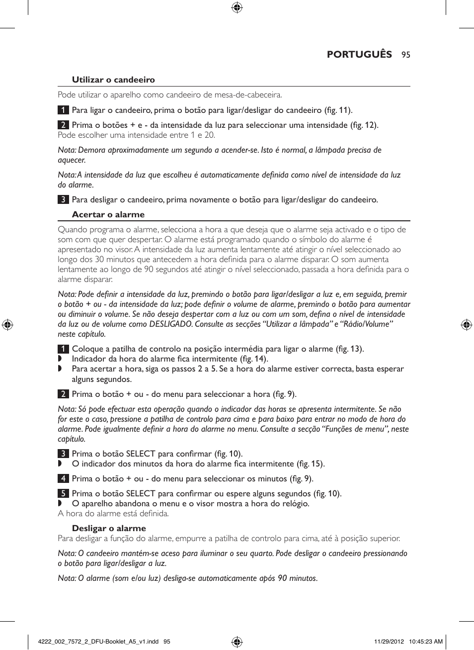 Philips Wake-up Light User Manual | Page 95 / 120