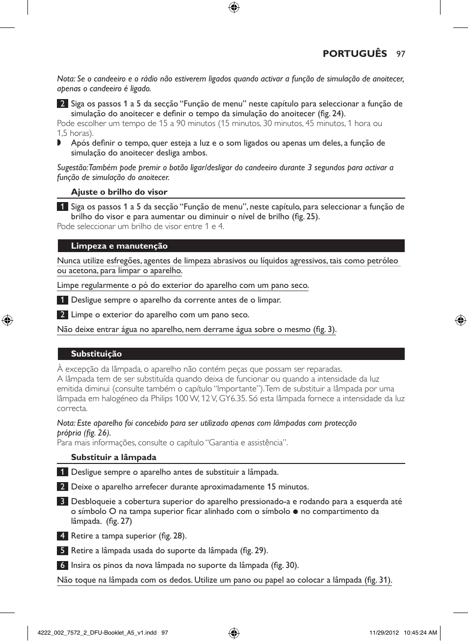 Philips Wake-up Light User Manual | Page 97 / 120