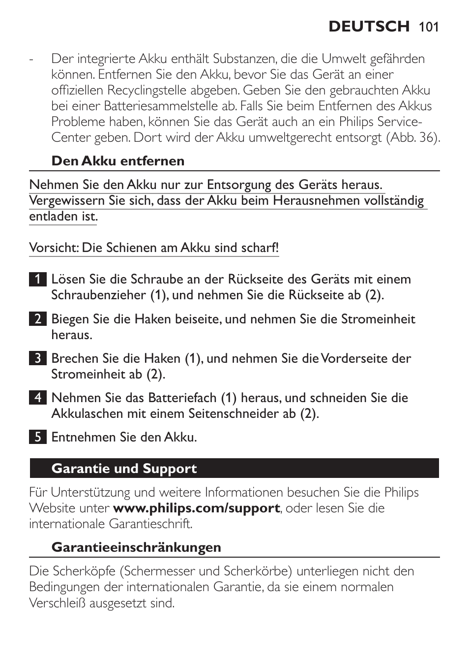 Philips Click&Style afeitado y arreglo personal User Manual | Page 101 / 228