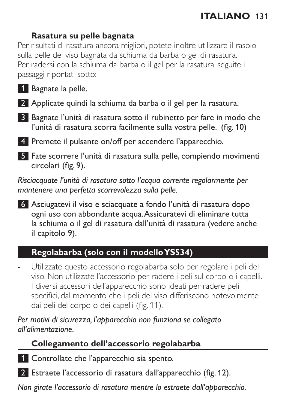 Philips Click&Style afeitado y arreglo personal User Manual | Page 131 / 228