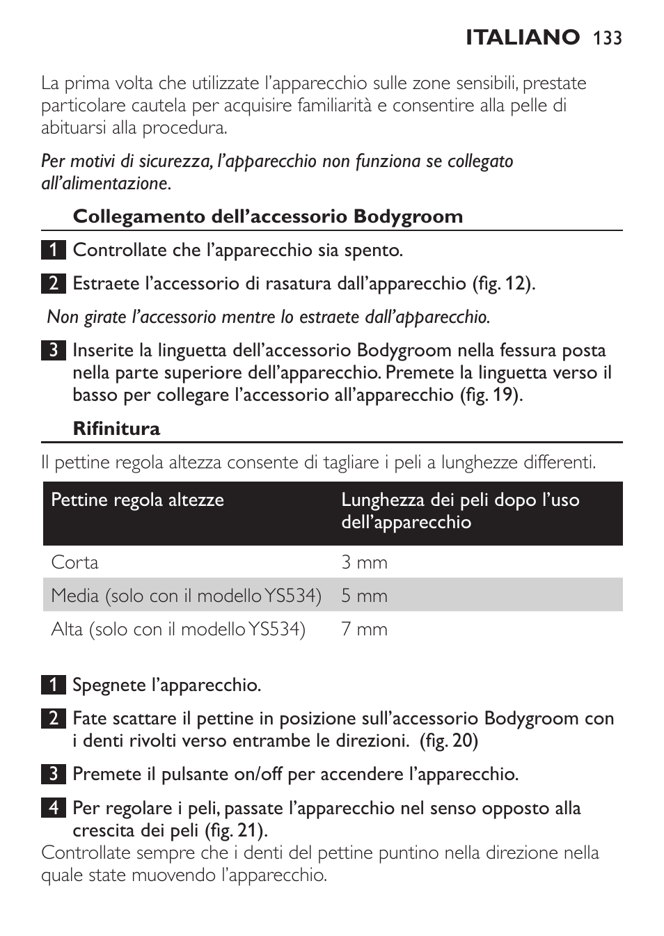 Philips Click&Style afeitado y arreglo personal User Manual | Page 133 / 228